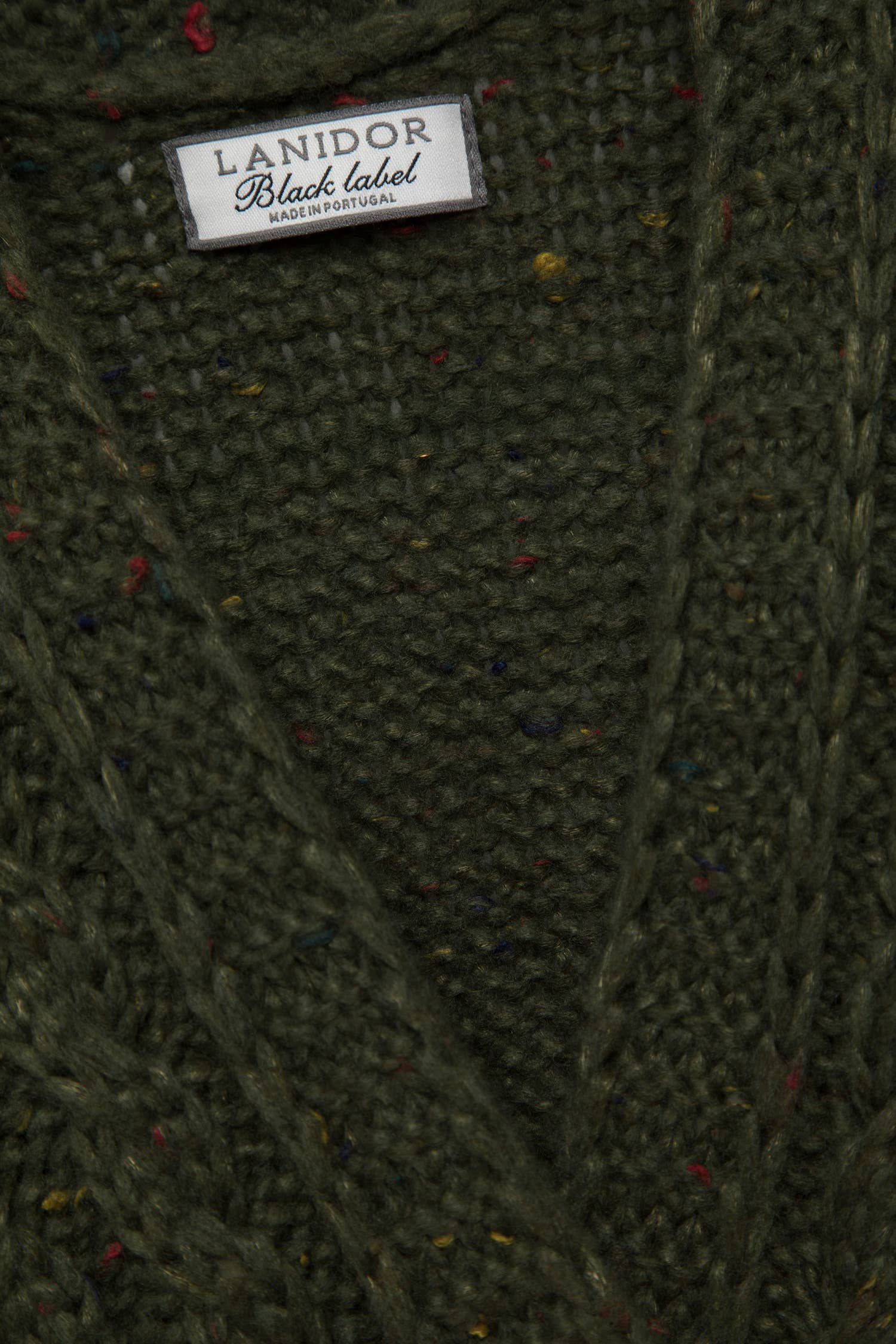 Gilet in maglia strutturata con scollo a V