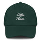 Cappellino da baseball ricamato “Coffee Please”