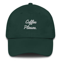Cappellino da baseball ricamato “Coffee Please”