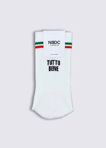 Confezione regalo da 3 calzini “Tutto Bene” in cotone biologico