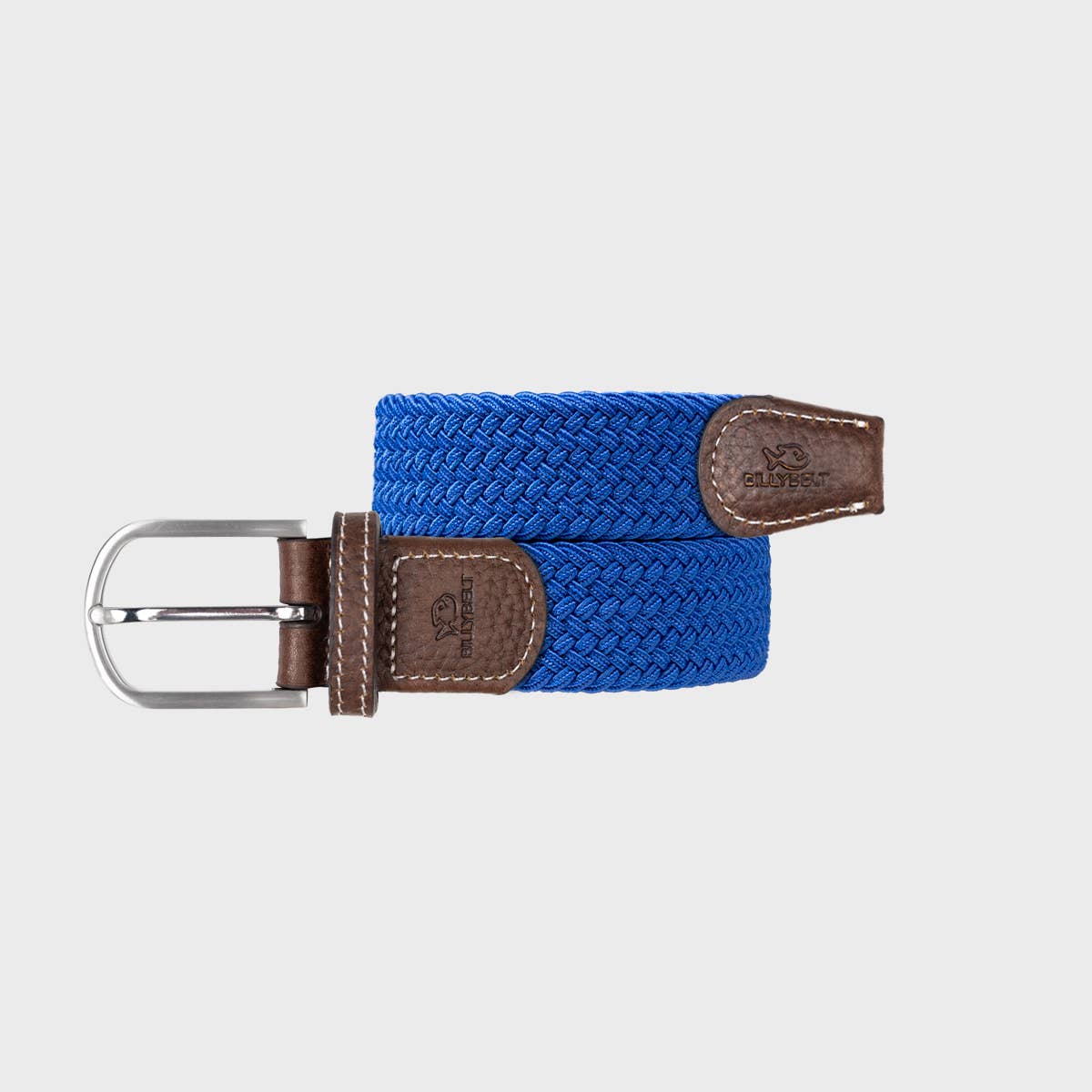 Cintura intrecciata elastica blu