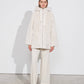 Cappotto in pile con cappuccio e zip