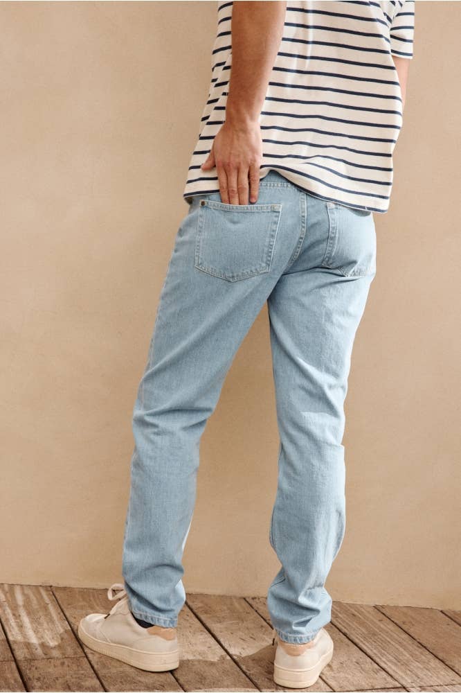 Jeans Cooper semi-slim sbiancati da uomo