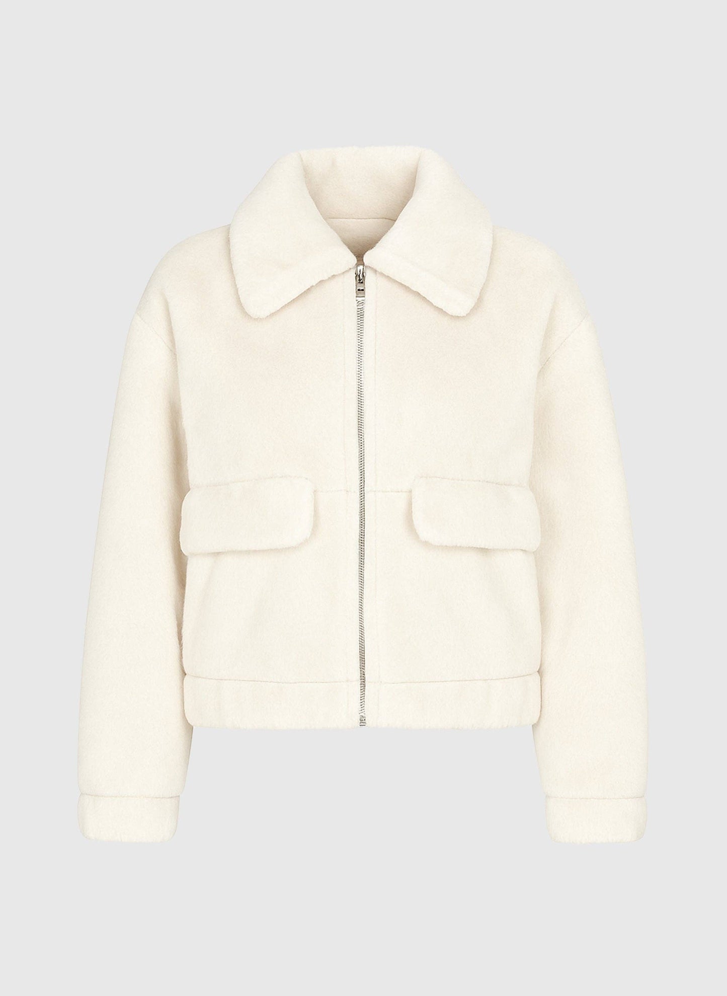 Giacca Candice in pelliccia sintetica con zip
