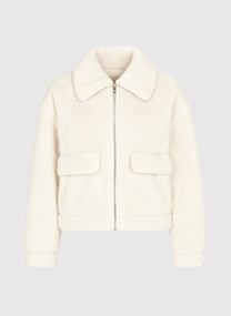 Giacca Candice in pelliccia sintetica con zip