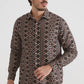 Camicia comfort a fantasia