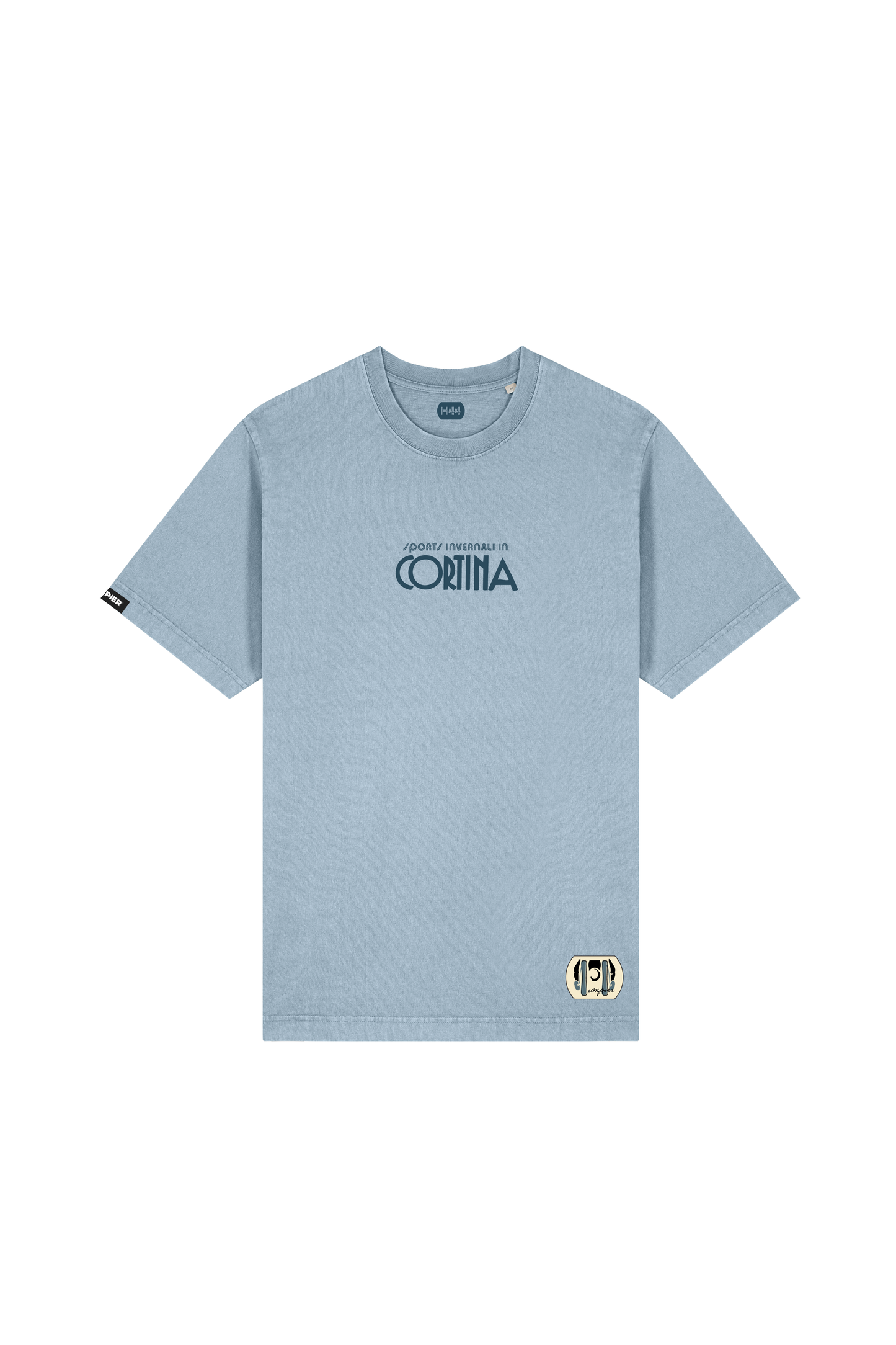 T-shirt oversize Cortina d’Ampezzo in cotone biologico