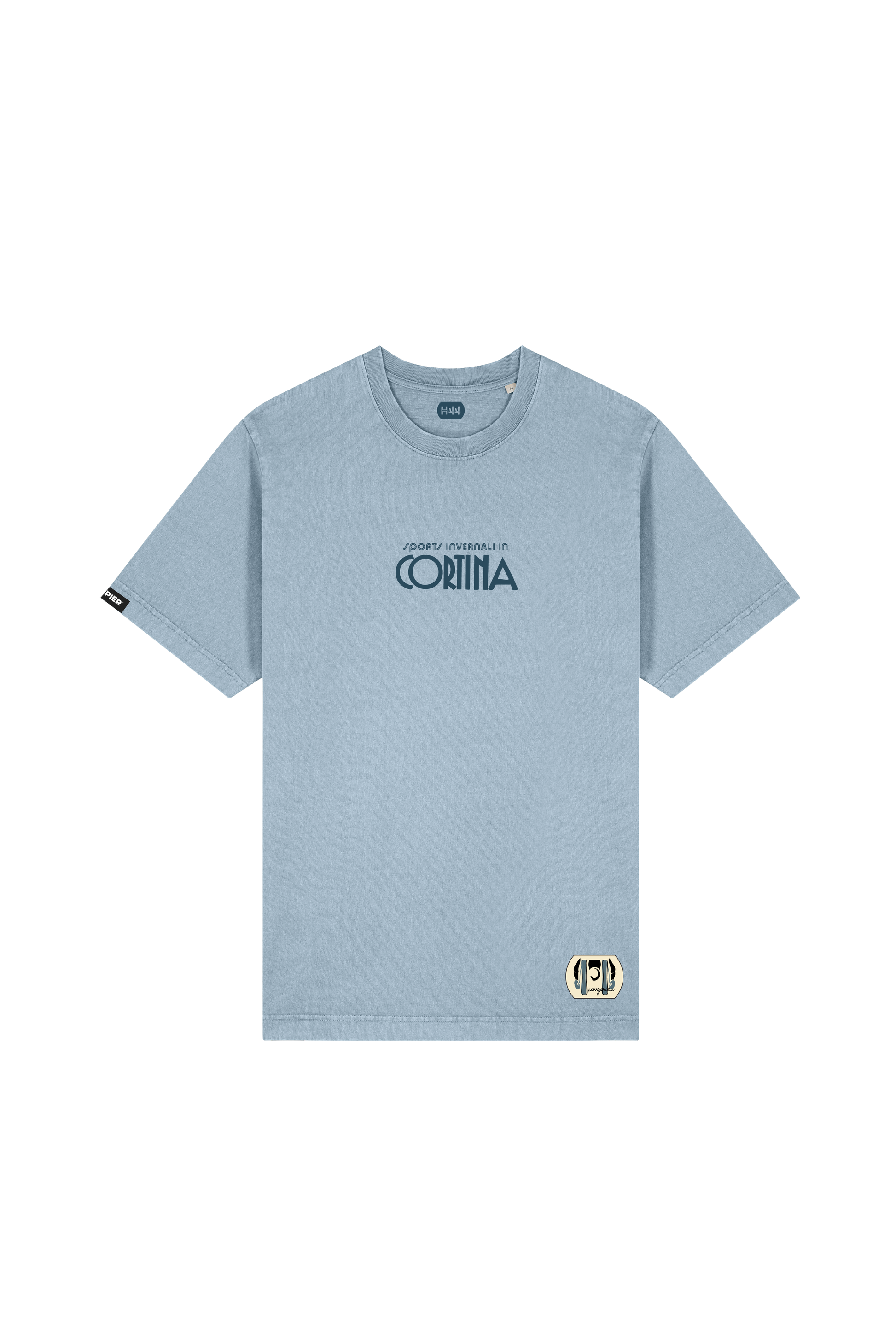 T-shirt oversize Cortina d’Ampezzo in cotone biologico