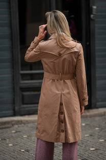 Trench lungo classico da donna