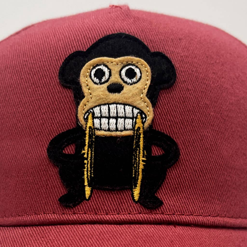 Cappellino baseball con ricamo 3D Loco Monky