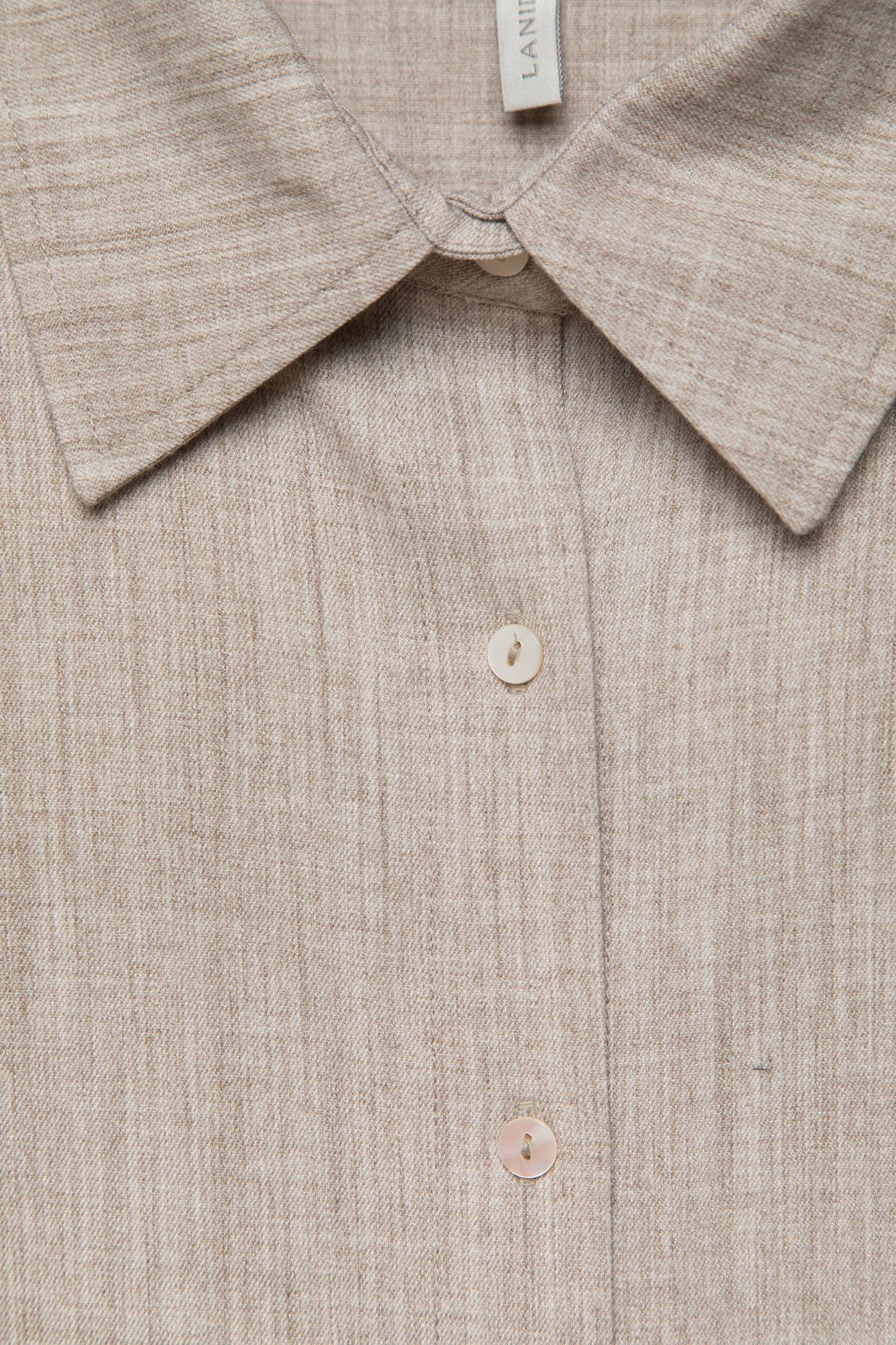 Abito camicia midi con cintura