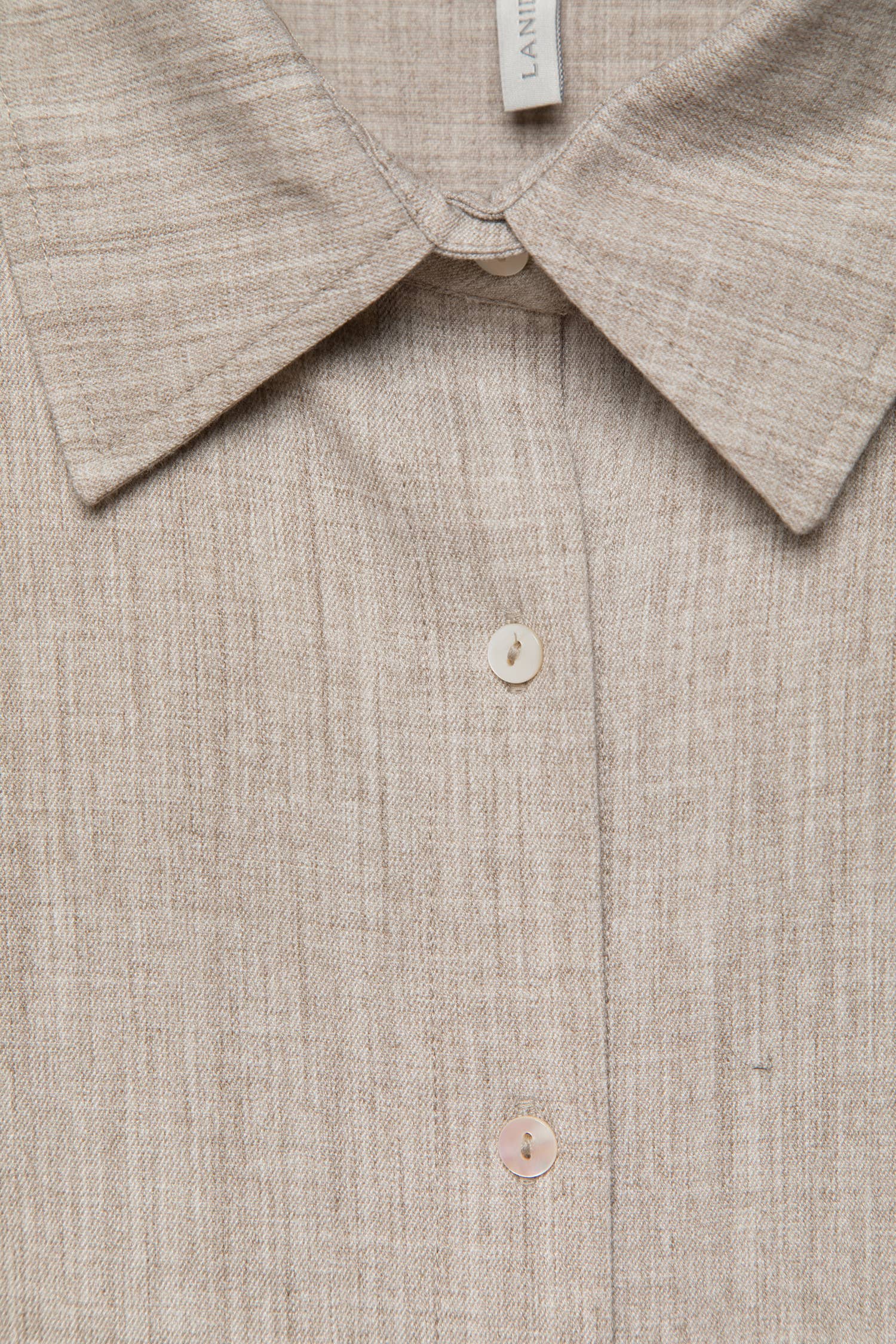 Abito camicia midi con cintura