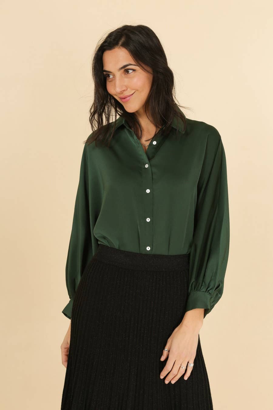 Camicia satinata Tuly da donna