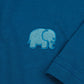 T-shirt essenziale donna in cotone biologico blu classico