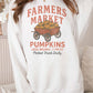 Felpa oversize grafica zucche Farmers Market