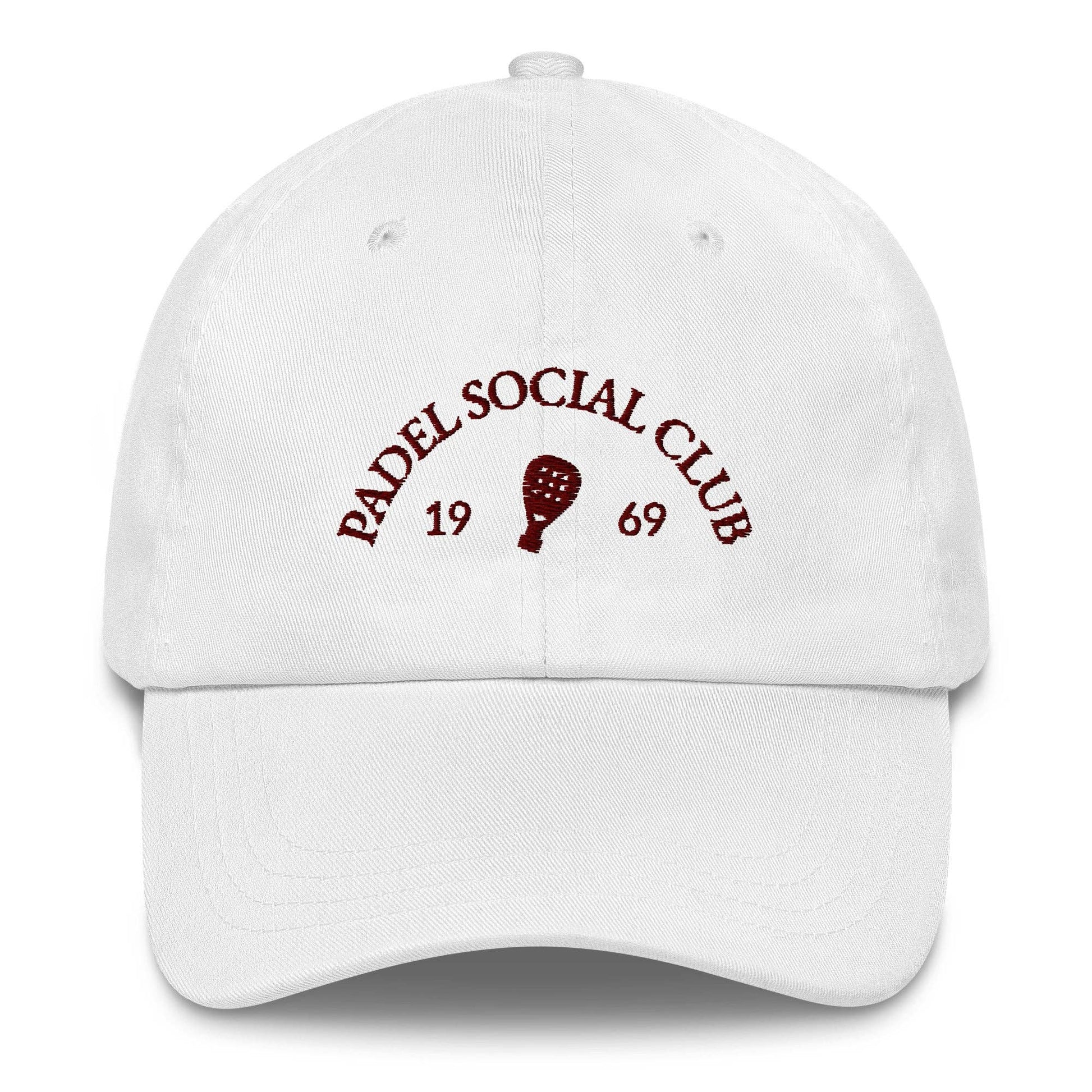Cappellino da baseball Padel Social Club in cotone con ricamo