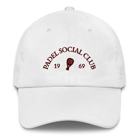 Cappellino da baseball Padel Social Club in cotone con ricamo
