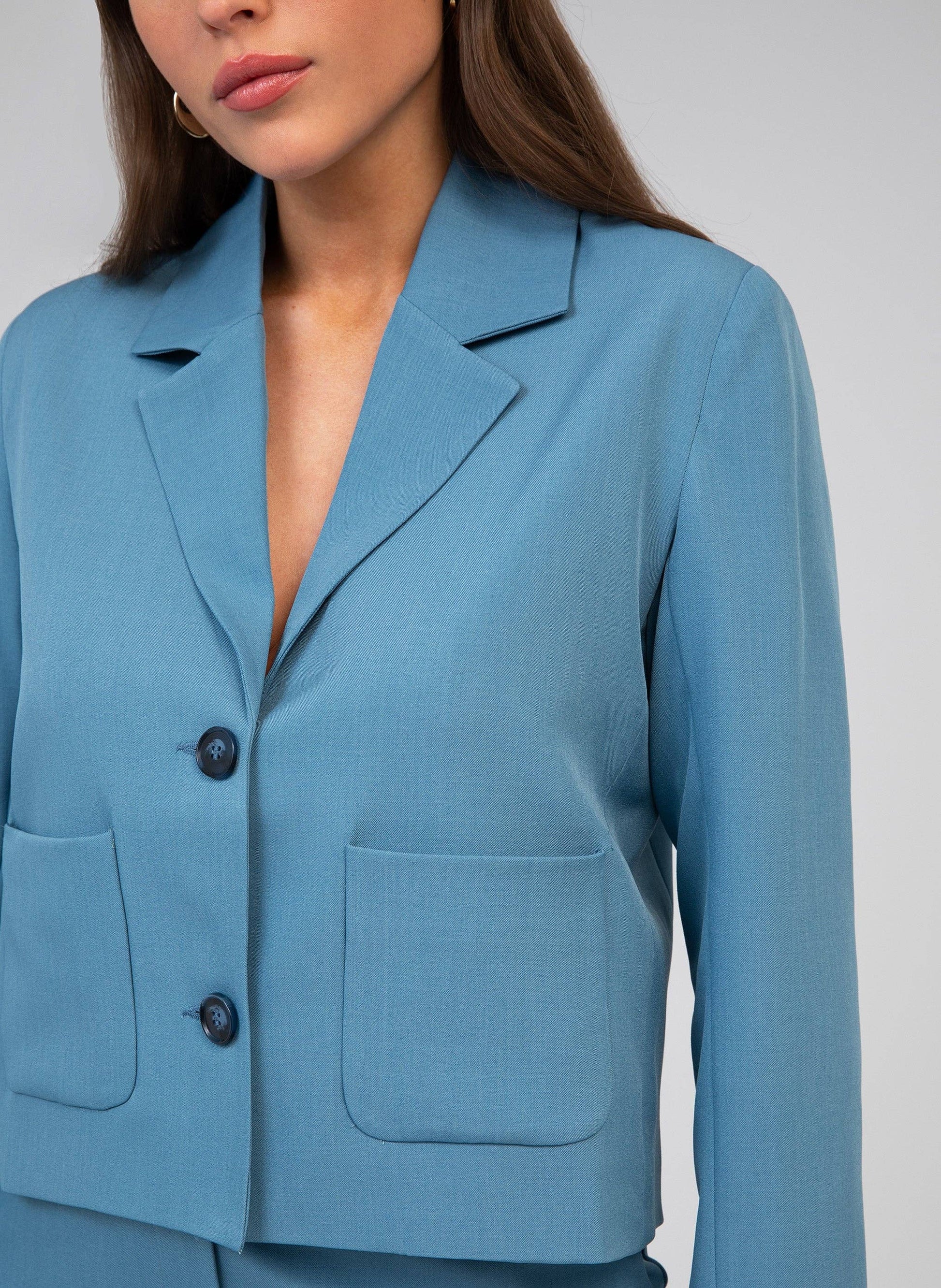 Giacca Zatalia azzurro cielo da donna