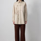 Camicia lunga con dettaglio papillon in misto cotone