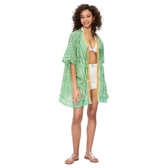 Kimono estivo midi a maniche corte