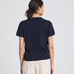 Maglietta in cashmere Ellia blu navy