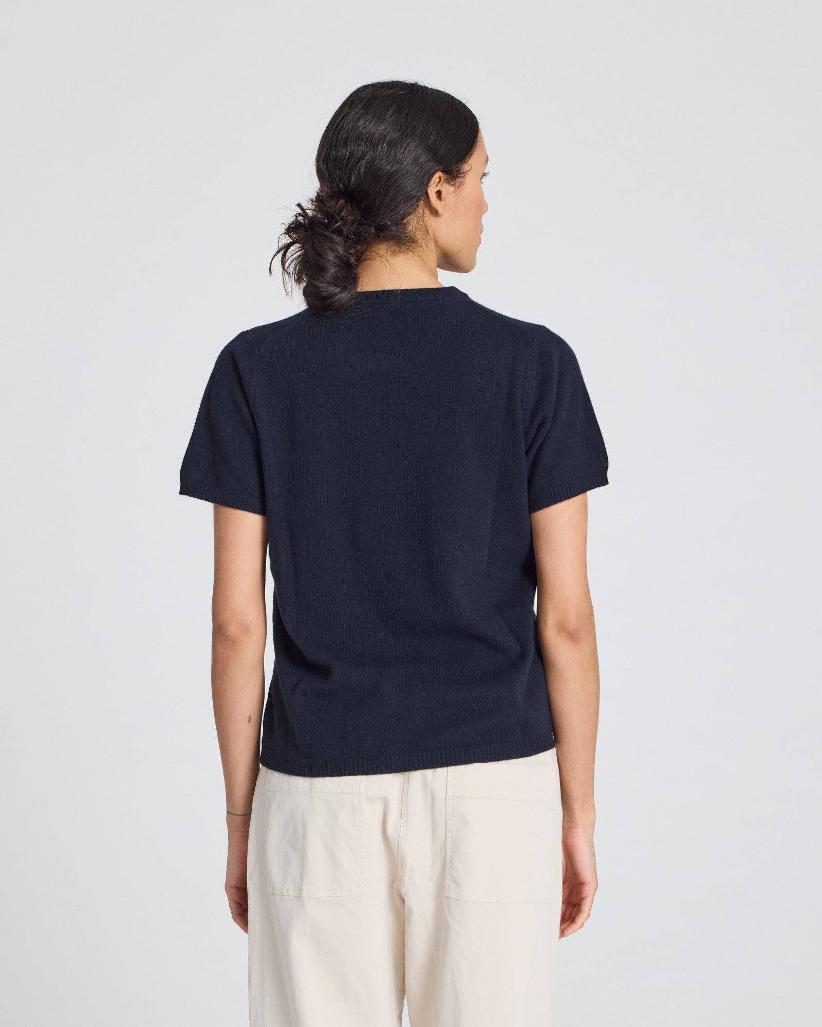 Maglietta in cashmere Ellia blu navy