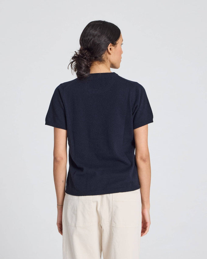 Maglietta in cashmere Ellia blu navy