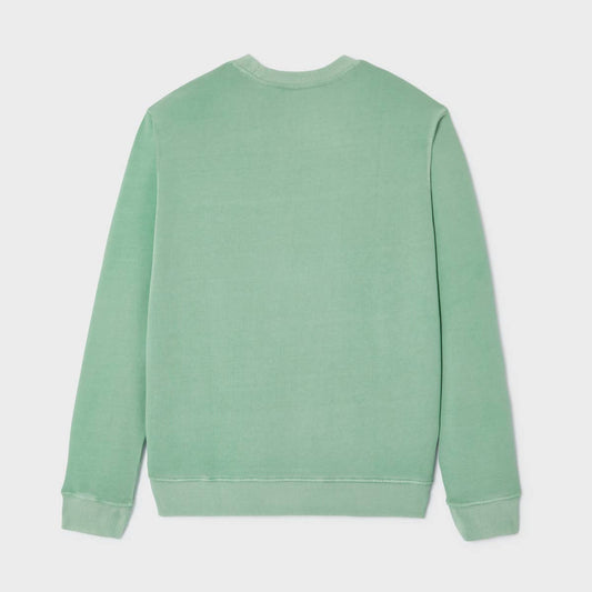 Felpa unisex Billyclub verde acqua in cotone biologico