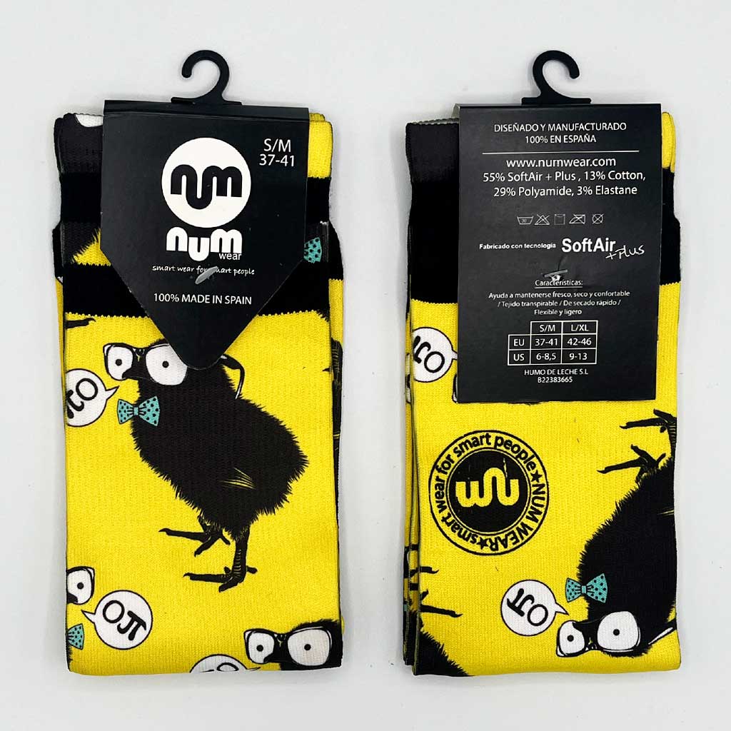 Calzini unisex PIO NUM WEAR con stampa