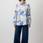 Giacca bomber oversize con stampa paisley