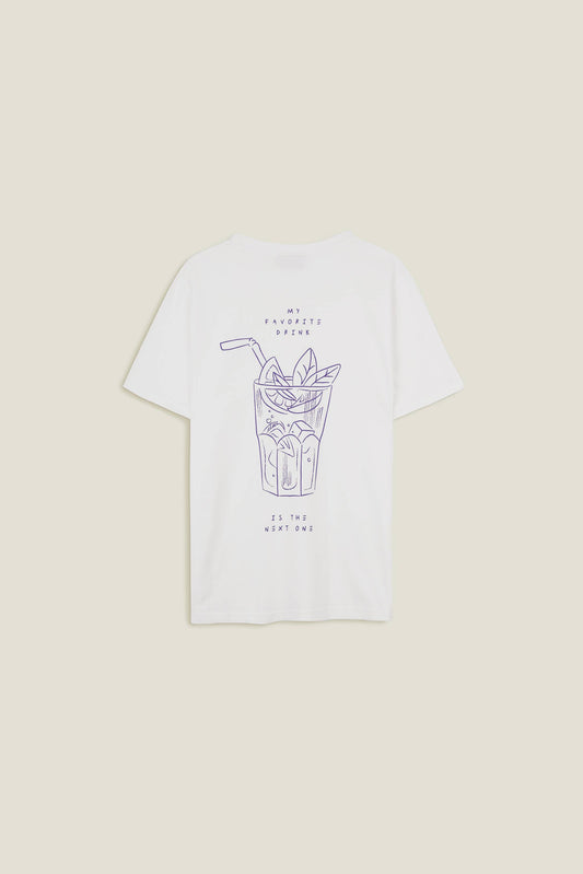 T-shirt uomo con stampa cocktail