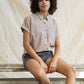 Camicia Bea in chambray ruggine