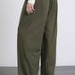 Pantaloni palazzo con pinces e vita elastica
