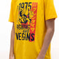 T-shirt Fighting Against Vegans con illustrazione Goldorak