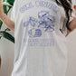 T-shirt oversize grafica “Girl Dinner”