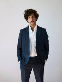 Camicia elegante bianca slim fit Madeira