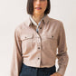 Camicia Lenon in chambray ruggine