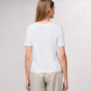 Cardigan in maglia fine con scollo a V e maniche corte