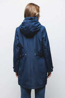 Parka con cappuccio e coulisse regolabile