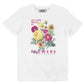 T-shirt unisex in cotone biologico con stampa floreale "All You Need Is Followers"
