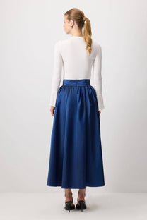 Body con polsini plissettati