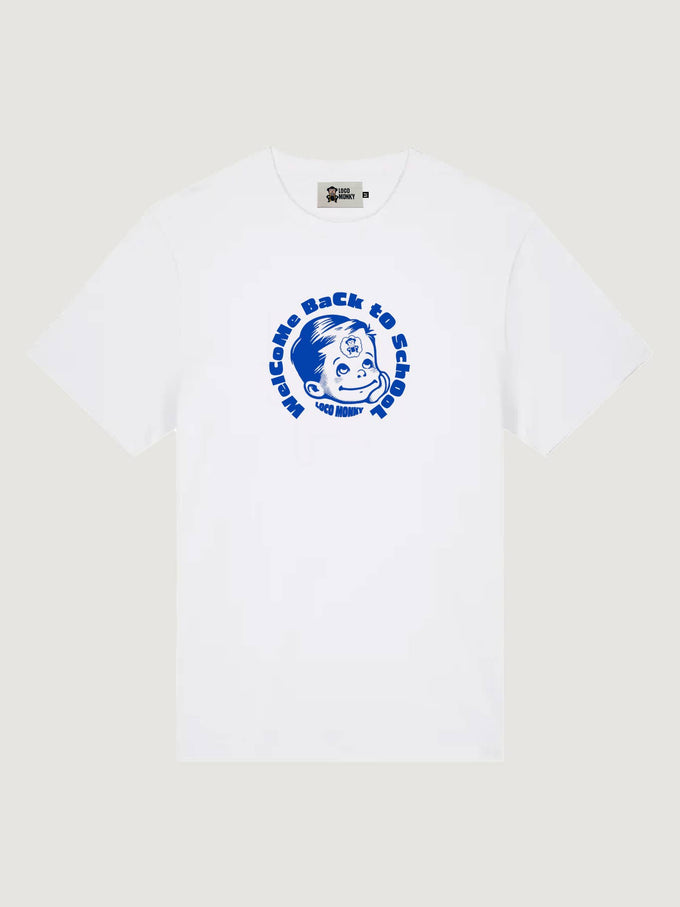 T-shirt bianca unisex Welcome Back to School