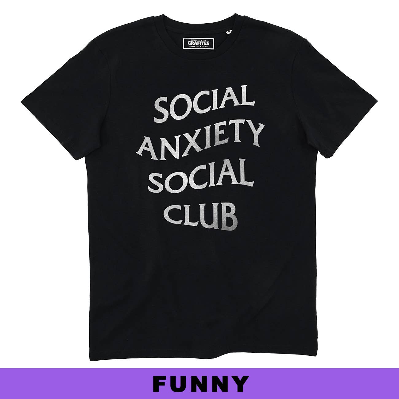 T-shirt streetwear “Social Anxiety Social Club”