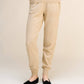 Pantaloni yoga in misto cashmere 3D knit
