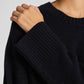 Maglione oversize Vigga in lana d’agnello nero