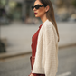 Cardigan con bottoni a cuore