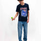 T-shirt unisex in cotone biologico con grafica videogame Year of Ghost