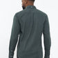 Camicia in flanella su misura verde muschio