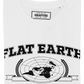 T-shirt Flat Earth Society con stampa