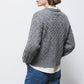 Maglione a maglia strutturata
